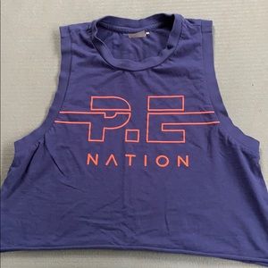 PE NATION cropped tank tops set of 2
